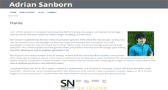 Desktop Screenshot of adriansanborn.com